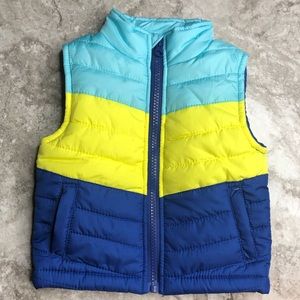 Lightning Bug puffer vest 12m